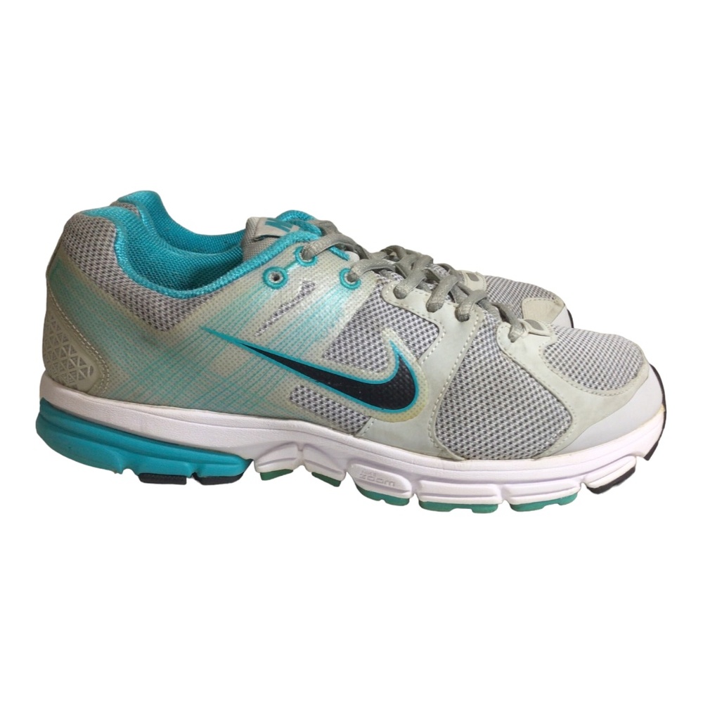 Nike Zoom Structure + 15 Women’s Size 9 Running Shoes Gray Turquoise 472506-003